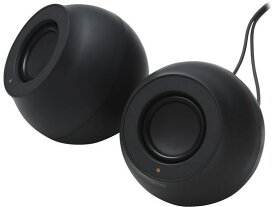 【お取り寄せ】エレコム PCスピーカー 有線3.5mm Type-C ブラック SP-P10CUBK スピーカー マイク PC周辺機器 パソコン 家電