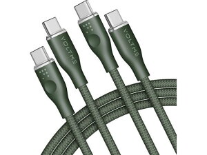 �y�����񂹁zVOLTME �[�d�P�[�u�� ���O�V���[�Y E�}�[�J�[ �O���[�� C2172 USB�P�[�u�� C to �P�[�u�� �d���^�b�v �z���p�[�c �Ɠd
