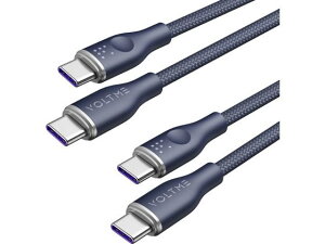 �y�����񂹁zVOLTME �[�d�P�[�u�� ���O�V���[�Y E�}�[�J�[ �u���[ C2167 USB�P�[�u�� C to �P�[�u�� �d���^�b�v �z���p�[�c �Ɠd