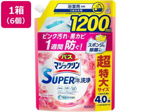 KAO oX}WbNSUPERCLEAN A}[Y l 1200mL 6 p |p  | |