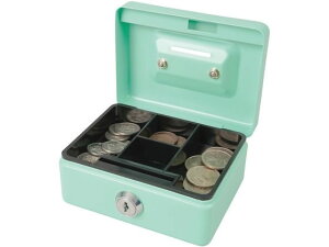 【お取り寄せ】カール事務器 おこづかいばこ 鍵付き ライトグリーン CB-8050-U