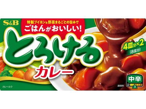 エスビー食品 とろけるカレー 中辛 144g