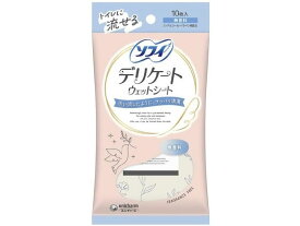 ユニ・チャーム ソフィ デリケ-トウェット 無香料 10枚 生理