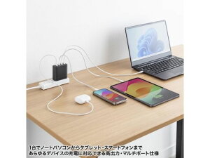 y񂹁zTTvC USB PDΉAC[d(PD100W) ACA-PD104BK