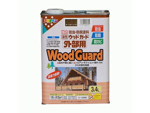 【お取り寄せ】アサヒペン ウッドガード外部用 3.4L ダークオーク 08