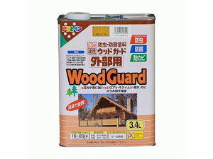 【お取り寄せ】アサヒペン ウッドガード外部用 3.4L パイン 15