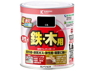 【お取り寄せ】カンペハピオ 油性ウレタンガード くろ 1.6L