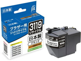 【お取り寄せ】ジット ブラザー LC3119BK ブラック リサイクルインク JIT-B3119B