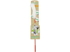 【お取り寄せ】ペットプロ ねこがくれ スティック猫じゃらし ふわふわしっぽ 運動器具 おもちゃ 猫 キャット用 ペット お散歩 生活グッズ ペットハウス