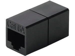 y񂹁zGR LANP[u RlN^ Cat6A ubN LD-RJ45U6ABK