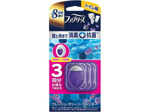 P&G ファブリーズ トイレ用消臭剤+抗菌 フレッシュクリーンラベンダー替3P