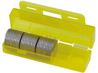カール事務器 コインケース 100円硬貨 50枚収納 イエロー CX-100-Y コインケース コイン整理 現金管理