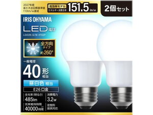 �A�C���X�I�[���} LED�d�� E26 40�`�����F*2 LDA3N-G/W-4T92P LED�d����� E26 LED�d�� ���� ���C�g �Ɩ���� �Ɠd