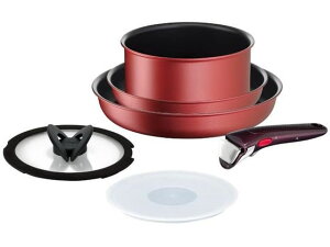 �y�����񂹁zT-fal �C���W�j�I�E�l�I IH���[�W���E�A�����~�e�b�h 6�_�Z�b�g L38391 �p�� �� �P�g�� �������� �L�b�`���G��