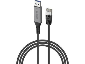 �y�����񂹁z�G���R�� USB-A LAN�ϊ��P�[�u�� 1Gbps 3m �u���b�N LD-AL1G30BK LAN�P�[�u�� LAN�P�[�u�� �P�[�u�� �d���^�b�v �z���p�[�c �Ɠd