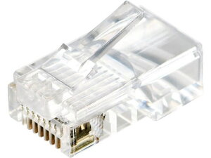 �y�����񂹁z�G���R�� RJ45�R�l�N�^Cat5e 100�� �Ɩ��p �N���A LD-RJ45T100V2 LAN�P�[�u�� LAN�P�[�u�� �P�[�u�� �d���^�b�v �z���p�[�c �Ɠd