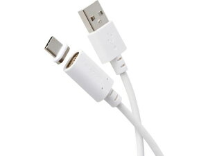 �y�����񂹁z�G���R�� ���E���}�O�l�b�g�P�[�u�� A-C 1m �z���C�g MPA-ACMA10WH USB�P�[�u�� C to A �P�[�u�� �d���^�b�v �z���p�[�c �Ɠd