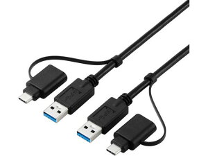 �G���R�� �f�[�^�ڍs�P�[�u�� USB3.0 Win Mac �u���b�N UC-TV8BK �֘A�i USB�P�[�u�� �P�[�u�� �d���^�b�v �z���p�[�c �Ɠd