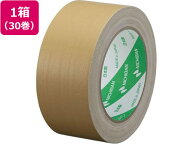 ニチバン 布粘着テープ 黄土 50mm×25m 30巻 102RN7-50 茶 黄土 布テープ ガムテープ 粘着テープ 梱包