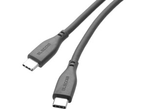 �y�����񂹁z�G���R�� USB-C�P�[�u�� PD100W 2m �V���R�� �D MS-CC5PSS20GY USB�P�[�u�� C to �P�[�u�� �d���^�b�v �z���p�[�c �Ɠd