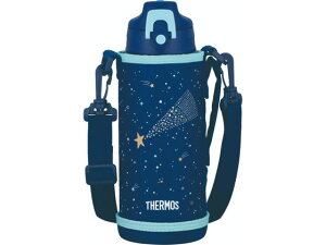 �y�����񂹁z�T�[���X THERMOS �^��f�M2Way�{�g�� ���� 0.8L �ۉ� �ۗ� �l�C�r�[ FJJ-802WF NB ���� �^���u���[ �L�b�`���G��
