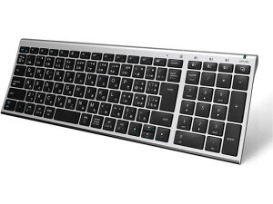 �y�����񂹁ziclever Bluetooth�L�[�{�[�h �V���o�[�u���b�N IC-BK22-SB