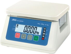 【お取り寄せ】エー・アンド・デイ 防水型デジタル秤 30kg SH-30KAWP 計量ツール はかり 温度計 調理小物 厨房 キッチン テーブル