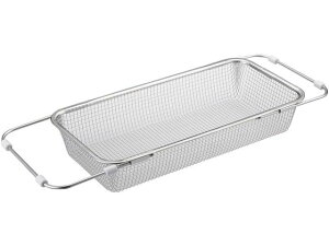 【お取り寄せ】新越ワークス 水切れの良いバスケット 33025 水切りバスケット カゴ 清掃 衛生 水廻り 厨房 キッチン テーブル