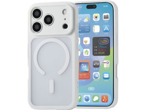 �y�����񂹁z�G���R�� iPhone18 Pro �n�C�u���b�h�P�[�X �Ɍ� MAGKEEP �}�b�g �z���C�g PM-A26CMAG2KCWH