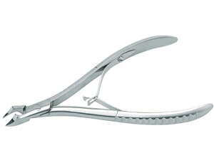 【お取り寄せ】林刃物 小型ニッパ式爪切り アングル刃 全長130mm NAIL-LAT 爪切り ネイルケア フット ネイルケア 診療科目別 看護 医療