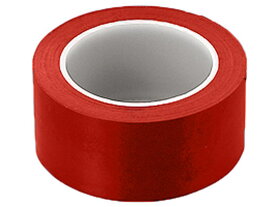 【お取り寄せ】アズワン ラインテープ 赤 50mm×33m 1巻アズワン ラインテープ 赤 50mm×33m 1巻 標識 安全テープ類 安全保護 研究用