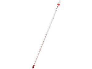 【お取り寄せ】佐藤計量器 赤液棒状温度計 -50~50°C 0260-00