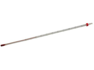 【お取り寄せ】佐藤計量器 赤液棒状温度計 0~100°C 0110-00