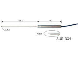 【お取り寄せ】カスタム センサプローブ IKシリーズ IK-300S デジタル温度計 湿度 計測 研究用