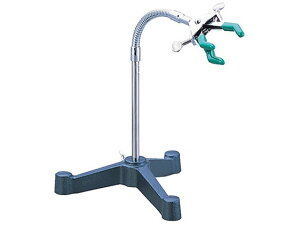 【お取り寄せ】アズワン 温度計センサースタンド(フレキ部100mm) FAC-2 スタンド 組立棒 実験用 小物 機材 研究用