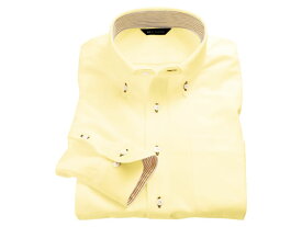 【お取り寄せ】住商モンブラン 長袖ニットシャツ イエロー 3L ZK2711-3CB シャツ 長袖 ポロシャツ Tシャツ トレーナー ユニフォーム