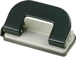 【お取り寄せ】ライオン事務器 パンチ 穿孔能力10枚 ブラック No.32 20097