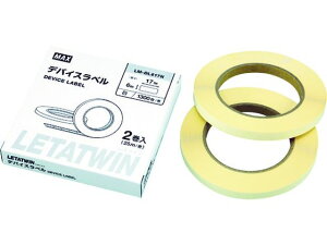 �y�����񂹁zMAX �`���[�u�}�[�J�[ ���^�c�C�� LM-550W�p �f�o�C�X���x��(2��) �}�b�N�X ���^�c�C�� ���x���v�����^�[ �����@��