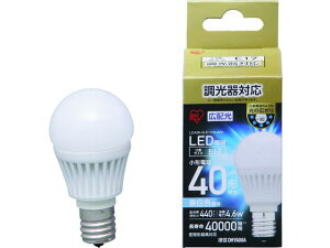 【お取り寄せ】アイリスオーヤマ LED電球E17広配光 調光器対応40形相当昼白色