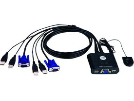 【お取り寄せ】ATEN KVMスイッチ 2ポート/USB/ ケーブル一体型 CS22U 切替機 ネットワーク機器 PC周辺機器