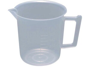 【お取り寄せ】瑞穂 PP手付ビーカー 500ml 0053 ビーカー 計量カップ コップ ガラス容器 計量器 研究用