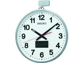 【お取り寄せ】SEIKO ソーラー屋外用大型電波掛時計 527×450×78 金属枠 壁掛けタイプ 時計 温湿度計 家電
