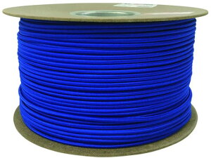 【お取り寄せ】ユタカメイク タイトゴムロープドラム巻 4.5mm×200m ブルー PRT-18