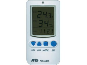 【お取り寄せ】A&D 温度湿度アラーム付き温湿度計 AD-5640B