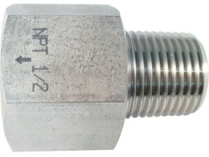 �y�����񂹁zASOH �X�e�����X�� �ϊ����O�\�P�b�g �OPT1�^2×��NPT1�^2 NF-8344 �p�� �A�_�v�^�[ �z�Ǎ�