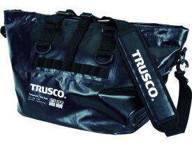 【お取り寄せ】TRUSCO 防水ターポリントートバッグ Lサイズ ブラック TTBL-BKTRUSCO 防水ターポリントートバッグ Lサイズ ブラック TTBL-BK ツールバッグ 工具箱 ツールバッグ 作業 工具