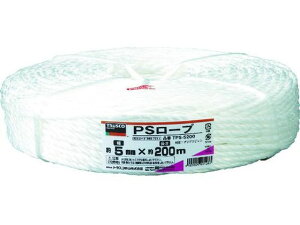 �y�����񂹁zTRUSCO PS���[�v ��5mm×����200m �� TPS-5200 PP���[�v �ב���R ����
