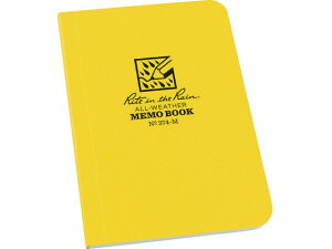 【お取り寄せ】RITR 3 1/2×5 ソフトカバーブック 横開きタイプ イエロー 374-M