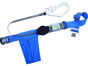 【お取り寄せ】ツヨロン 胴ベルト型墜落制止用器具 ワンハンドリトラ 軽量ワンタッチ青M 墜落制止用器具 安全保護具 作業