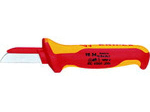 【お取り寄せ】KNIPEX 絶縁電工ナイフ 180mm 9854